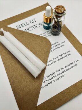 Mini Intention Spell Kit: Mental Reset Ritual with Instructions